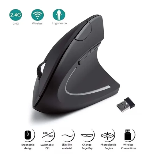 Ratón inalámbrico ergonómico Vertical Mouse 2.4GHz