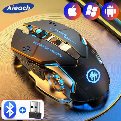 Ratón para juegos Bluetooth AIEACH