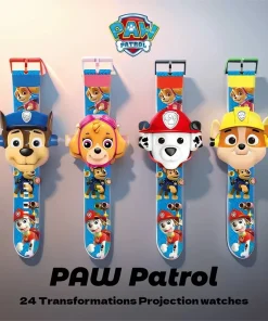 Reloj 3D Patrulla Canina Dibujos animados Chase Marshall