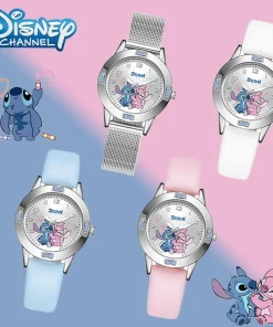 Reloj Quartz MINISO Disney Stitch dibujo animado Mujer Girl