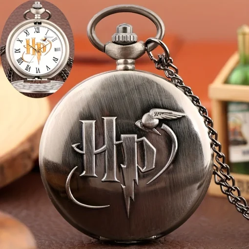 Reloj de bolsillo de collar de ladrón dorado, Hogwarts