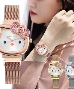 Reloj de mujer con correa magnética de Hellokitty