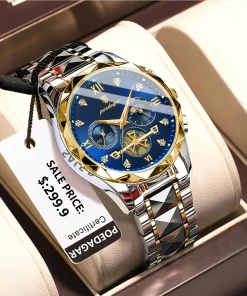 Reloj de pulsera de lujo POEDAGAR para hombre