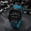 Reloj deportivo Posh para hombres, digital de lujo, cronómetro luminoso, impermeable