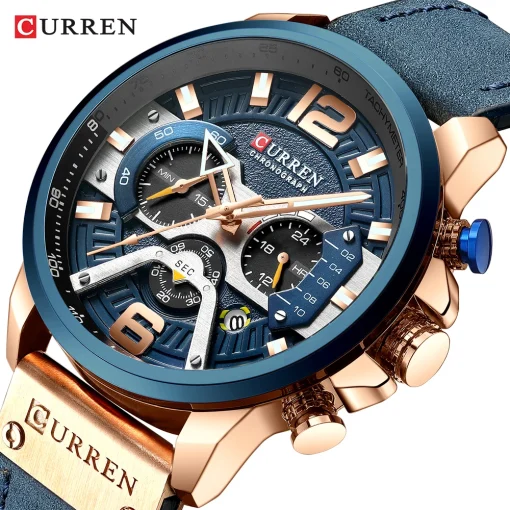 Reloj deportivo casual CURREN de lujo para hombre