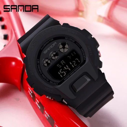 Reloj deportivo electrónico estilo ejército para hombre SANDA G