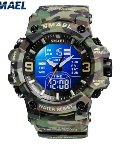 Reloj militar deportivo Hombre Reloj resistente al agua