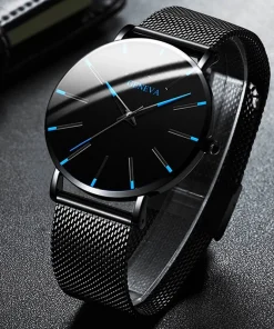 Reloj minimalista de diseño ultrafino para hombre