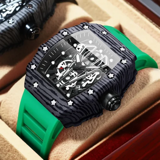 Reloj para hombre BINBOND imponente de barril