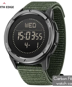 Reloj ultaligero para hombre NORTH EDGE ALPS Digital fibra carbono Shock