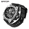 Relojes para hombre, 5ATM, SANDA, 2024