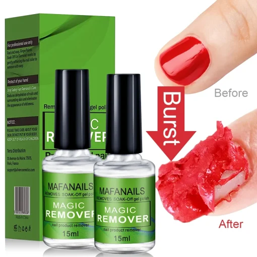 Removedor Mágico de Esmalte en Gel UV 15 ml