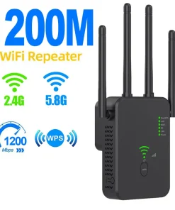 Repetidor Wi-Fi inalámbrico de 1200 Mbps