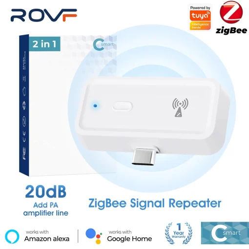 Repetidor de señal inalámbrica Zigbee Smart Tuya Tipo-C