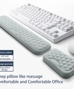 Reposamuñecas ergonómico para teclado y ratón