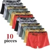 Ropa Interior Para Hombre 10Pcs