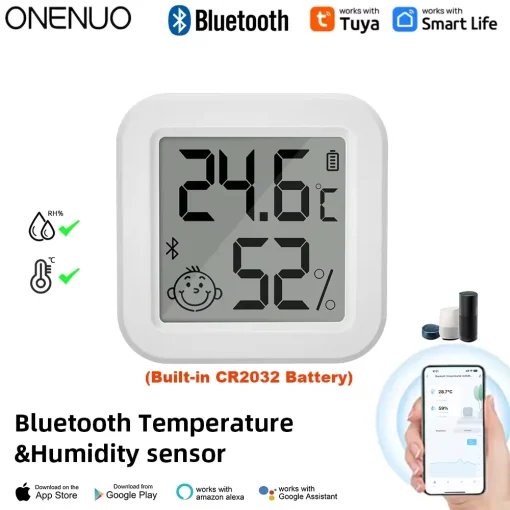 Sensor Bluetooth temperatura y humedad Tuya