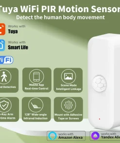 Sensor PIR de movimiento WiFi Tuya Inteligente