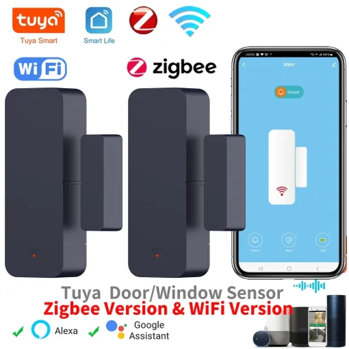 Sensor de Puerta WiFi Zigbee Tuya