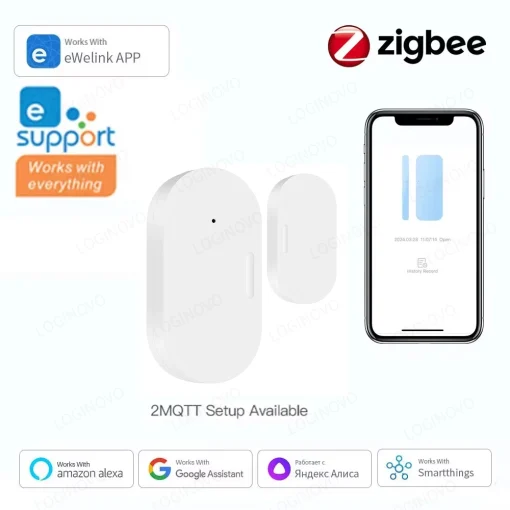 Sensor de Puerta y Ventana ZigBee Ewelink