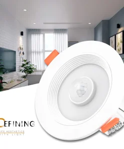 Sensor de movimiento PIR de 20 W 15 W 10 W 5 W Downlight