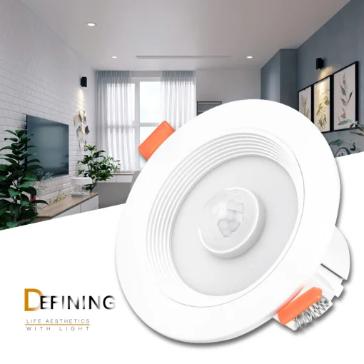 Sensor de movimiento PIR de 20 W 15 W 10 W 5 W Downlight