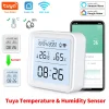 Sensor inteligente de temperatura y humedad Tuya WiFi