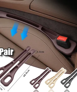 Separador organizador antigoteo universal impermeable para hueco de asiento de coche 2 piezas