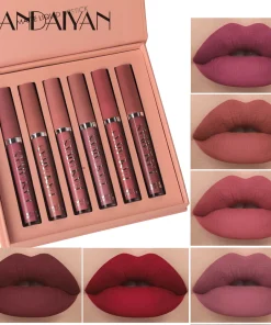 Set de 6 labiales líquidos HANDAIYAN