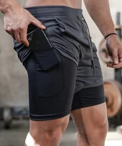 Shorts Camo Deportivos Hombre Gimnasio Cortos Chándal