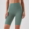 Shorts de yoga cortos para mujer, cintura alta, transpirables