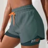 Shorts de yoga de cintura alta para mujer