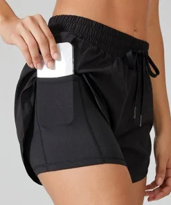 Shorts de yoga, top fitness para mujer