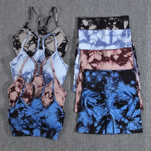 Shorts deportivos Tie Dye