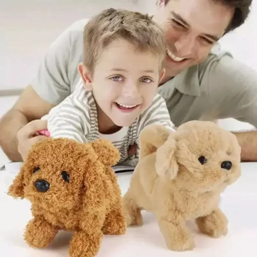 Simulación de peluche realista Perro inteligente