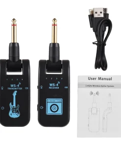 Sistema de guitarra inalámbrico 2.4G recargable