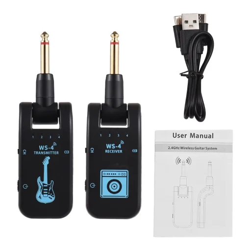 Sistema de guitarra inalámbrico 2.4G recargable