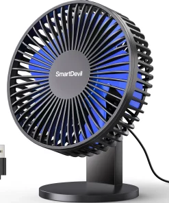 SmartDevil Miniventilador de sobremesa, USB