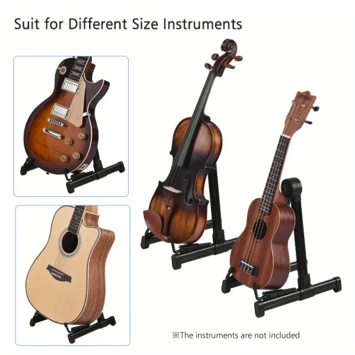 Soporte guitarra ajustable - Plegable autónomo