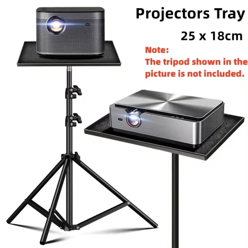 Soporte para proyector de tarjeta de sonido, micrófono, trípode, cámara, portátil, plataforma con adaptador de tornillo de 14