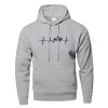 Sudadera con capucha Mountain Heartbeat para hombre