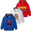 Sudadera con capucha Spiderman primavera-otoño para niños