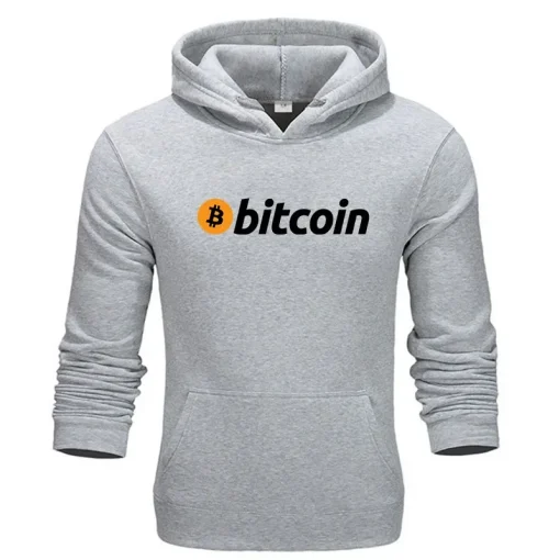 Sudadera con capucha de Bitcoin para hombre