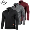 Sudadera de primavera para hombre con media cremallera