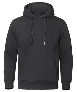 Sudadera hombre cálido forro polar de color sólido