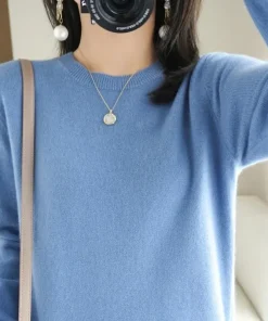 Suéter para Mujer O-Cuello Otoño invierno