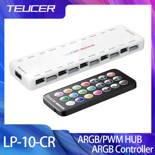 TEUCER LP-10 ARGBPWM HUB Controlador ARGB