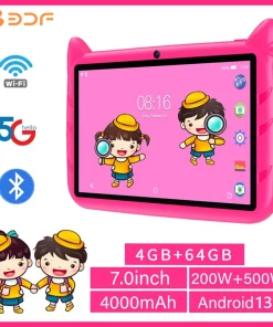 Tablet BDF para niños, 7 pulgadas, Android 13