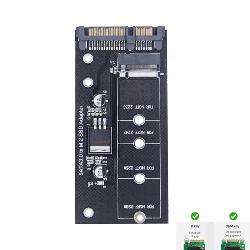 Tarjeta adaptadora SSD NGFF M.2 a SATA 3