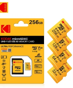 Tarjetas Originales Kodak U3 A1 V30 MicroSD